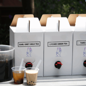 Bubble Tea Party Boxes (100 guests) Self-Serve Catering tasting flight